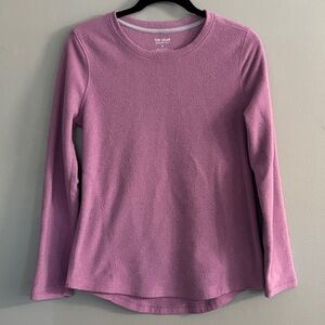 Tek Gear Lavender Long Sleeve Fleece Shirt
